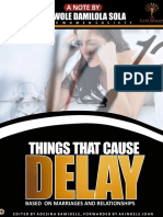 Things That Cause Delay