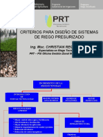 Criterios Diseno de Sistema de Riego