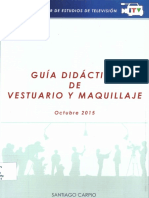 Guía Didactica de Vestuario y Maquillaje