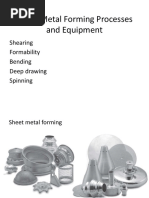 Sheet Metal Forming