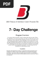 7-Day Challenge: BB3 Fitness & Nutrition Center Presents The