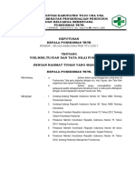 2.3.6 Ep 1 SK Tentang Visi, Misi, Tujuan Dan Tata Nilai Puskesmas