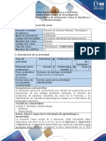 Guía de Actividad y Rúbrica de Evaluación - Tarea 2 - Genética y Biotecnología