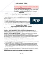 Data Subject Rights: Page 1 of 6