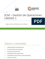 Unidad 1 SCM Gestion de Operaciones