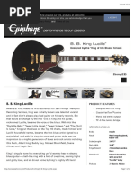 Spec Epiphone B. B. King Lucille PDF