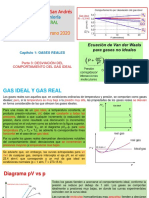 CAP 1 GASES REALES. Parte 3 Desviación Del Comportamiento Ideal CIV 2020