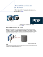 HC-SR04 - Sensor Ultrassônico de Distância Com Arduino