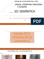 Sesión N°2 La Historia de La Semántica PDF