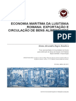 Economia Marítima Da Lusitânia Romana. Exportação e Circulação de Bens Alimentares PDF