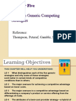 The Five Generic Competing Strategies