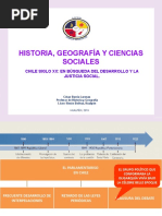 CHILE SIGLO XX en Búsqueda Del Desarrollo y La Justicia Social