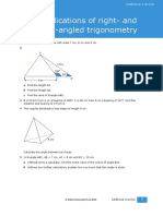 11.5 Applications of Right-And Non-Right-Angled Trigonometry