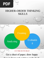 Higher-Order Thinking Skills