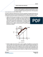 Price Theory: BM1805 Pricing Theories and Strategies