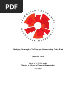 Hedging Strategies To Manage Risk PDF