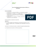 Actividad Semana 2. Reactividad de Hidrocarburos Alifaticos y Aromaticos