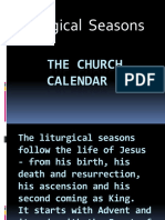 Liturgical Seasons: The Church Calendar