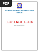 Telephone Directory