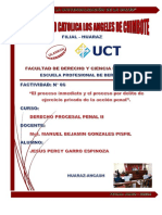ACTIVIDAD #06-"El Proceso Inmediato y El Proceso Por Delito de Ejercicio Privado de La Acción Penal".