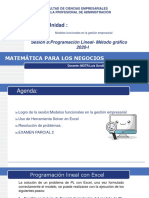 Sesion 08 - Matematica para El Negocio