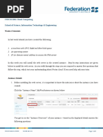 ITECH 2201 Cloud Computing - Week 4 - Tutorials