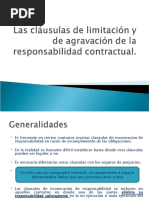 Las Clausulas de Exoneracion