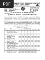 Syndicate Bank Officers' Association (Regd.) : Quarters Rental Ceiling Increased