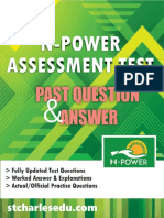 Free Npower Past Questions and Answers PDF Download