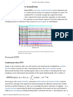 Short-Time Fourier Transform - Wikipedia