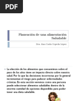 Planeación de Una Alimentación Saludable