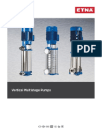 ETNA Vertical Multistage Pumps Technical Leaflet PDF