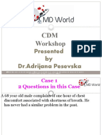 CDM Workshop: Presented by DR - Adrijana Pesevska