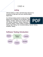 Software Engineering Notes Unit-4