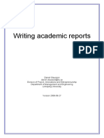 Writing Academic Report