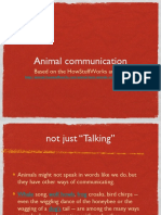 Animal Communication: Based On The Howstuffworks Article