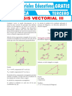 Descomposición de Vectores para Tercer Grado de Secundaria PDF