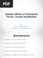 Skeletal Effects of Orthodontic Forces: Growth Modification