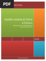 Diseño Hidroeléctrica A Escala