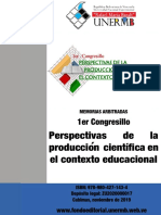 1 Congresillo Perspectivas de La Producción Científica en El Contexto Educacional PDF