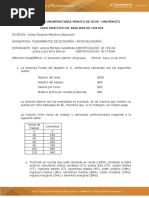 Actividad 7 Caso Practico de Analisis de Costos