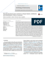 Microbial Functional Genes Involved in Nitrogen Fixation, Nitrification and Denitrification in Forest Ecosystems