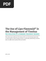 The Use of Lipo-Flavonoid in The Management of Tinnitus