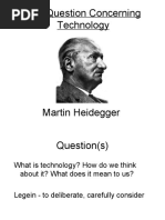 The Question Concerning Technology by Martin Heidegger