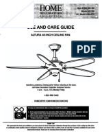 Altura Fan Use and Care Guide