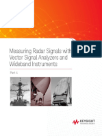 Measuring Radar Signals With Vector Signal Analyzers and Wideband Instruments