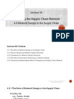 Lecture 4 - Network Design in The Supply Chain PDF