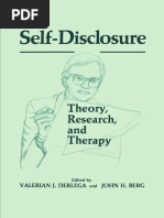 (Perspectives in Social Psychology) John H. Berg, Valerian J. Derlega (Auth.), Valerian J. Derlega, John H. Berg (Eds.) - Self-Disclosure - Theory, Research, and Therapy-Springer US (1987) PDF