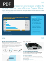 Cisco 25G Transceivers and Cables Enable 25