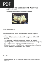 Bag House Differential Pressure: Why Is It Important? What Bag House Problems It Can Be Used To Diagnose